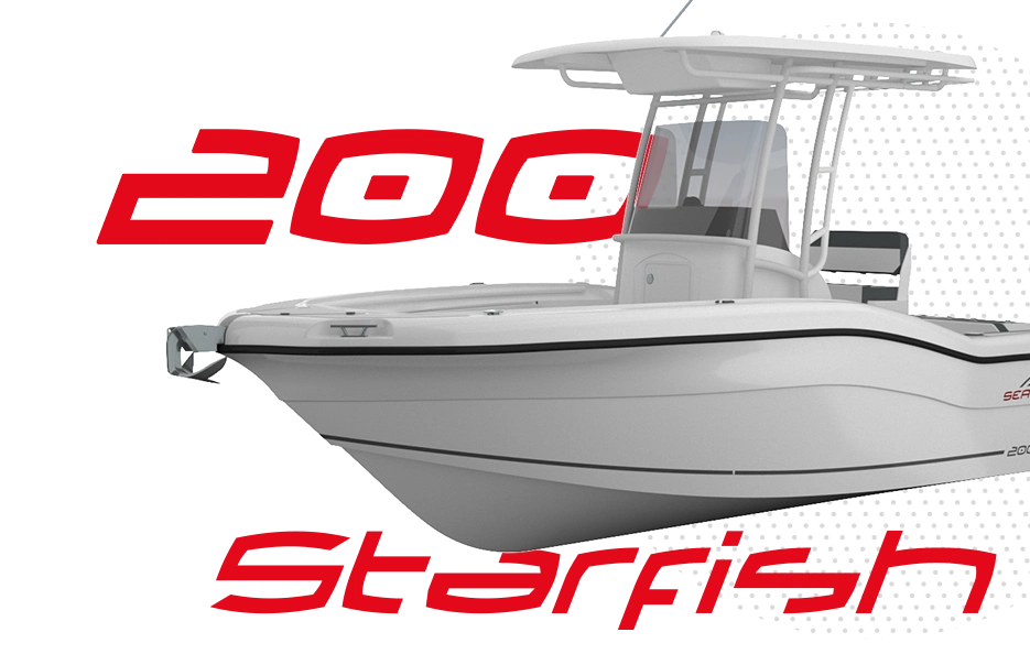 vue laterale bateau de peche sportive seagame 200 starfish