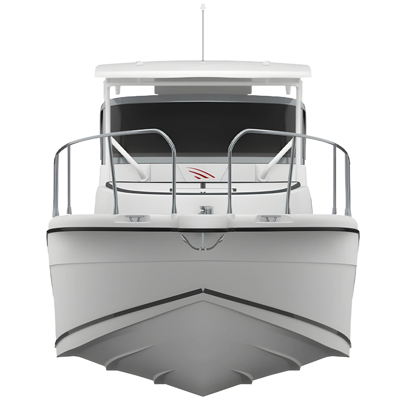 vue avant bateau de peche sportive seagame 270 sport